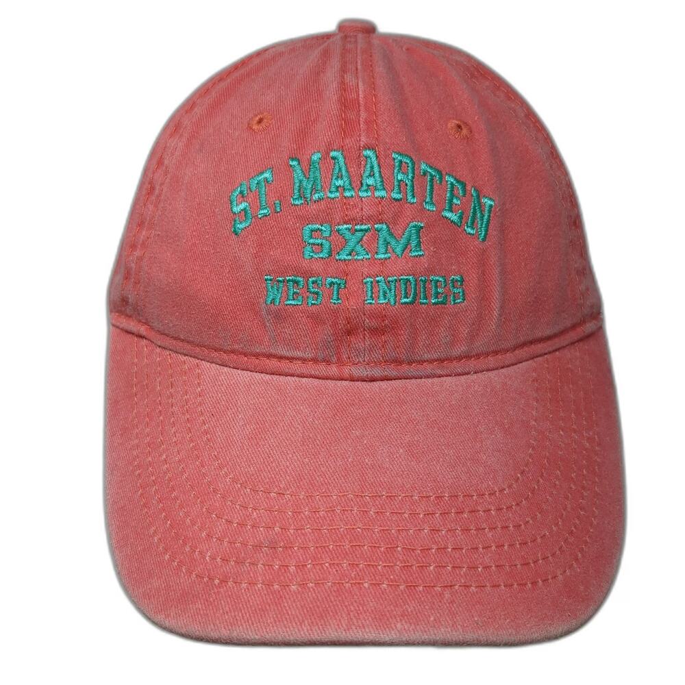 Kaufman St Maarten West Indies SXM Pink One Size Baseball Cap Strapback hat